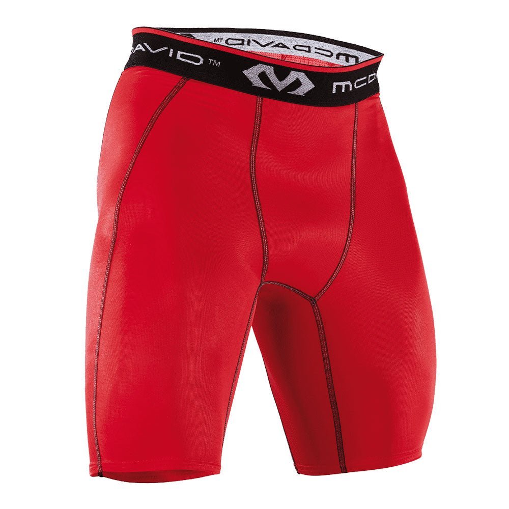 McDavid 8100 – Deluxe kompresijske kratke hlače – barva: rdeča