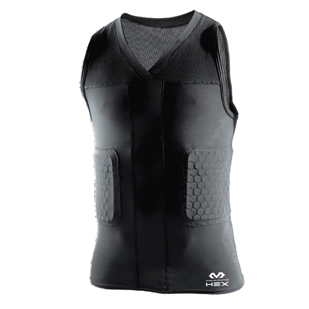 McDavid 7963 – Hex™ zaščitna kompresijska majica brez rokavov – barva: črna